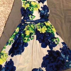 Floral a-line dress